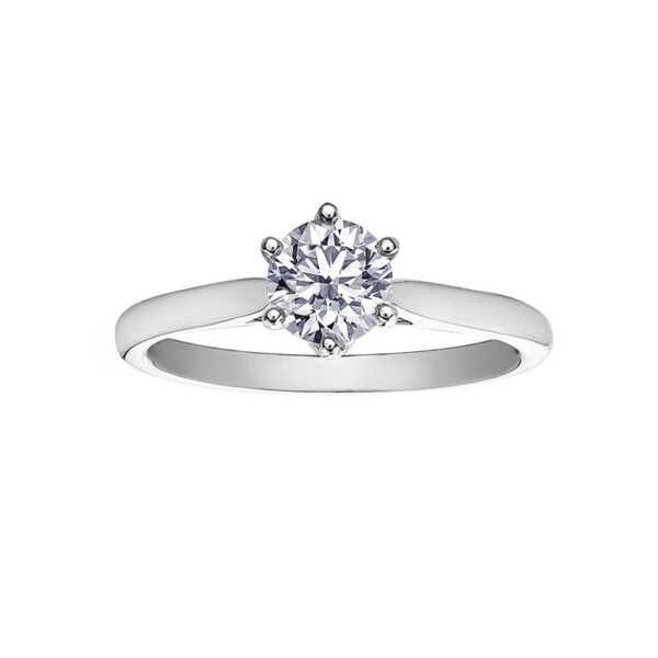 18Ct White Gold Diamond Ring – Maple Leaf Diamonds