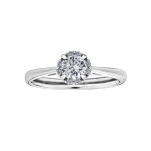 18Ct White Gold Diamond Ring – Maple Leaf Diamonds