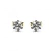 18ct White Gold Diamond Earrings