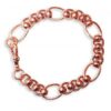 Image of handmade 9ct rose gold bracelet