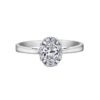 18Ct White Gold Diamond Ring - Maple Leaf Diamonds