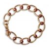 Image of handmade 9ct rose gold bracelet