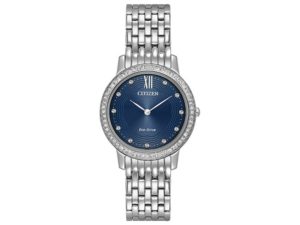 Ladies Eco-Drive Crystal Case Wr50