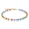 Image of coeur de lion geocube® necklace - multicolour pastel