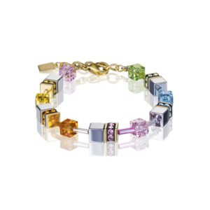 Image of coeur de lion geocube® bracelet - multicolour pastel