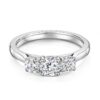 Platinum 3 Stone Diamond Ring