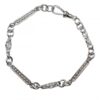 Image of handmade twist bar bracelet in sterling silver
