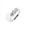 18Ct White Gold 3 Stone Diamond Ring