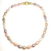 Fresh Water Cultured Pearl Necklace With Gold Plated Clasp