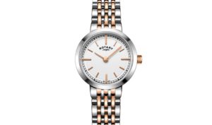 Rotary Ladies Two Tone Rose Gold Canterbury Watch