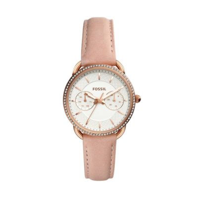 Tailor Multifunction Blush Leather Watch