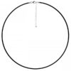 Image of black rubber necklace / choker 16.5"