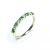 18Ct Yellow Gold Emerald & Diamond Ring