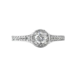 18Ct White Gold Diamond Ring - Maple Leaf Diamonds