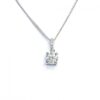 18ct White Gold Diamond Pendant