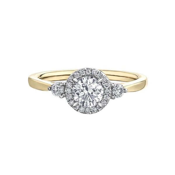18Ct Yellow Gold Diamond Ring
