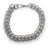 Image of handmade chain bracelet in sterling silver