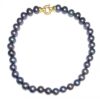 Image of fresh water pearl necklace - black