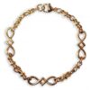 An image of HANDMADE 9CT YELLOW GOLD BRACELET