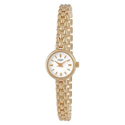 Ladies Gold-Plated Cocktail Watch