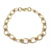 Image of unique hoops bracelet in 9ct yellow gold