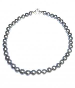 Image of fresh water pearl necklace - black