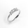 18Ct White Gold 3 Stone Diamond Ring