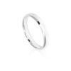 Image of 3mm classic white gold wedding ring band
