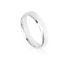 Image of 4mm classic white gold wedding ring band