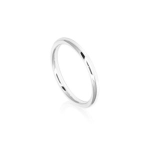 Image of 2mm low dome comfort fit wedding ring band