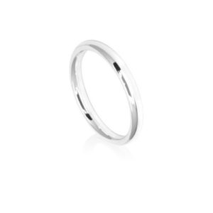 Image of 2.5mm low dome comfort fit wedding ring band