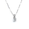 Image of second hand 18ct white gold diamond pendant, 0.45ct