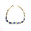 Image of second hand sapphire & diamond bracelet in 18ct yellow gold