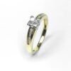 Image of second hand 18ct yellow gold diamond ring