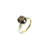 Photo of Second Hand 9ct Yellow Gold Topaz & Diamond Ring
