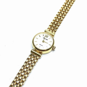 Second Hand 9ct Yellow Gold Accurist Wrist Watch