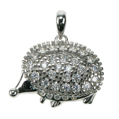 Silver Hedgehog Pendant