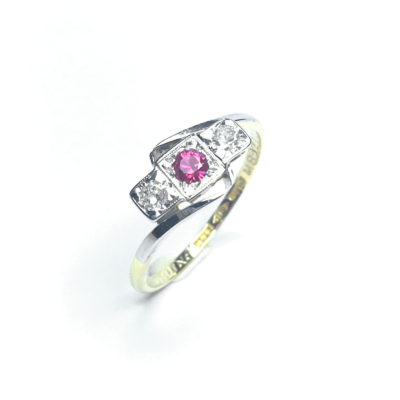 Second Hand 18ct Ruby & Diamond Ring