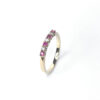 18ct Yellow Gold Ruby & Diamond Ring