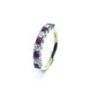 18ct Yellow Gold Ruby & Diamond Ring