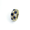 Second Hand 18ct Yellow Gold Sapphire & Diamond Ring