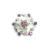 Second Hand 9ct Yellow Gold Ruby & Pearl Brooch