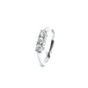 18ct White Gold Diamond 3 Stone Ring