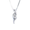 18ct White Gold Diamond Pendant