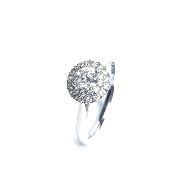 18ct White Gold Diamond Ring