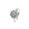9ct Yellow Gold Diamond Cluster Ring