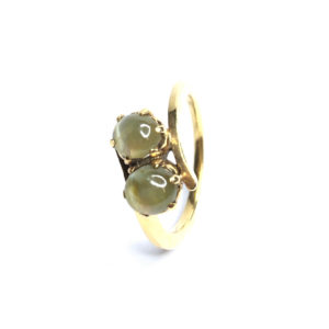 Second Hand 9ct Yellow Gold Cats Eye Ring