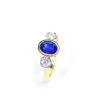 18ct Yellow Gold Sapphire & Diamond Ring