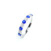 18ct White Gold Sapphire & Diamond Ring