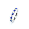 18ct White Gold Sapphire & Diamond Ring